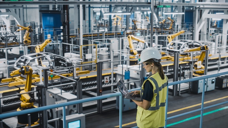 Car manufacturing plant
