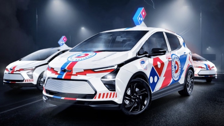 Chevy Bolt with Dominos livery