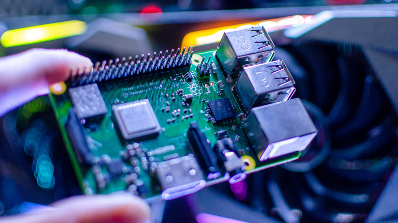 Raspberry Pi closeup