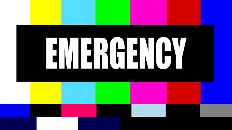 emergency alert screen