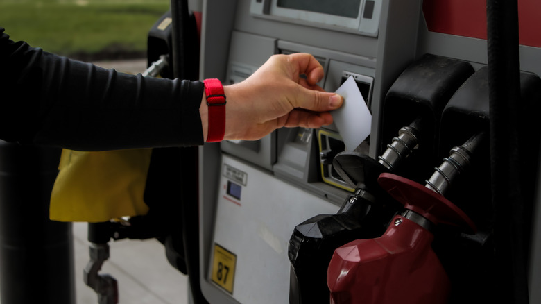 Tap-to-pay at gas pump
