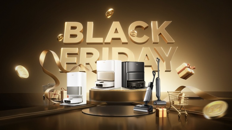 MOVA Smart Cleaning products on display for Black Friday sale