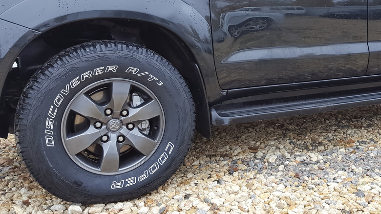 Cooper All Terrain tires on a Toyota Fortuner
