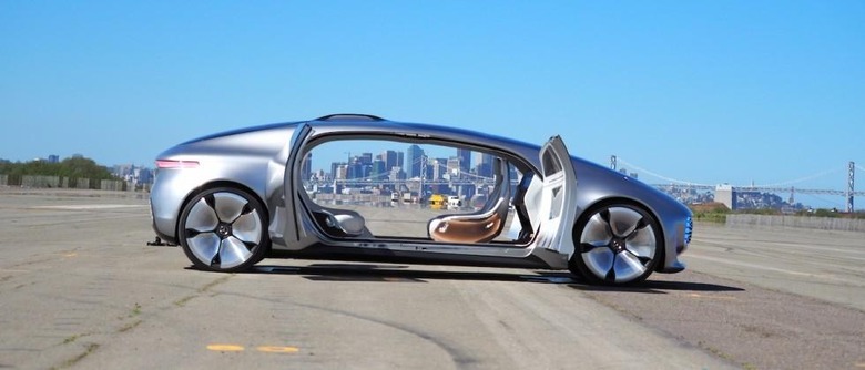 Mercedes Benz self-driving car prototype