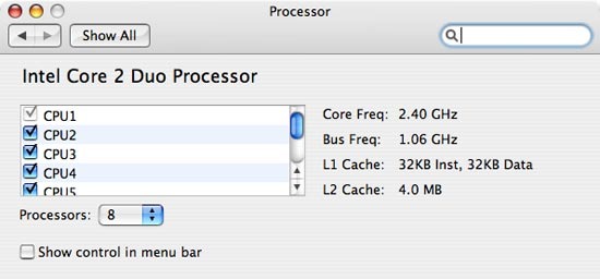 Clovertown 8 Cores