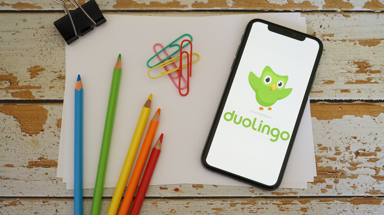 Duolingo smartphone