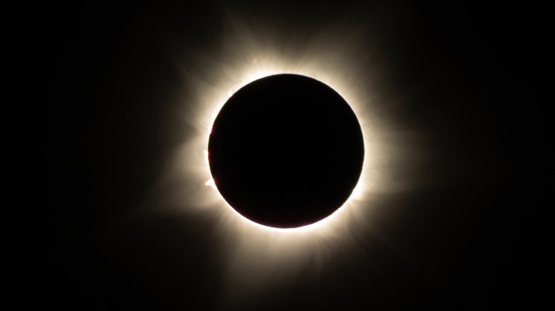 A solar eclipse