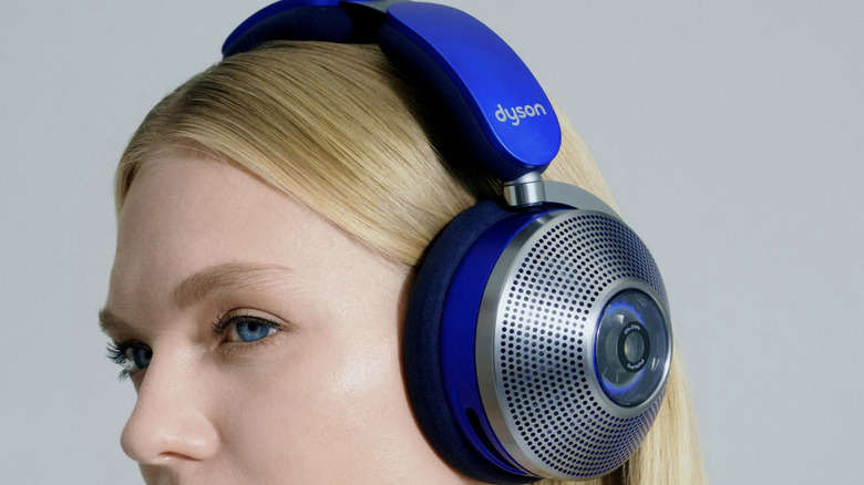 Dyson Zone headphones with air purifying system.