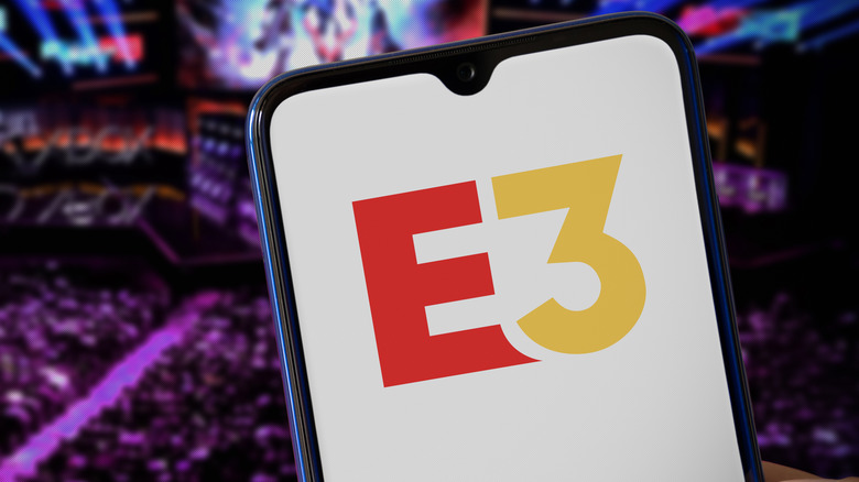 E3 phone logo stadium