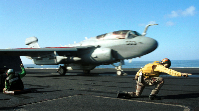A Prowler taking off