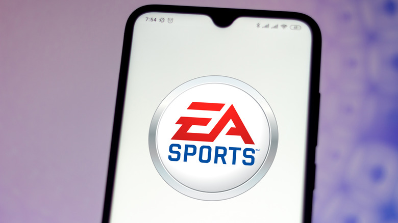 EA Sports on mobile phone