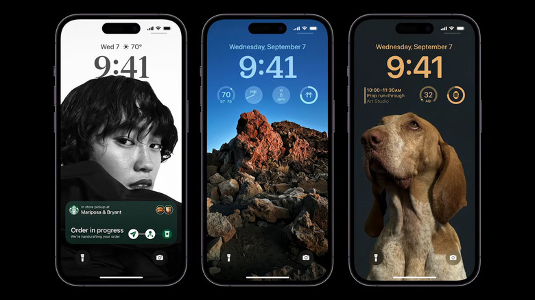 iPhone 14 lock screens