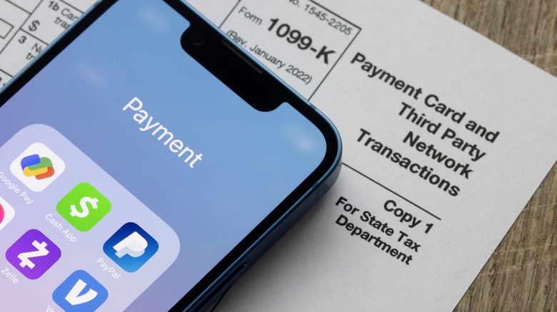 Apple payment app and 1099