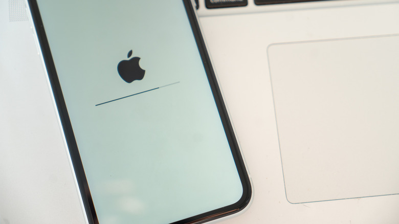 iPhone erasing itself