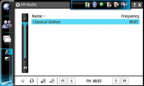 Nokia N800 FM radio