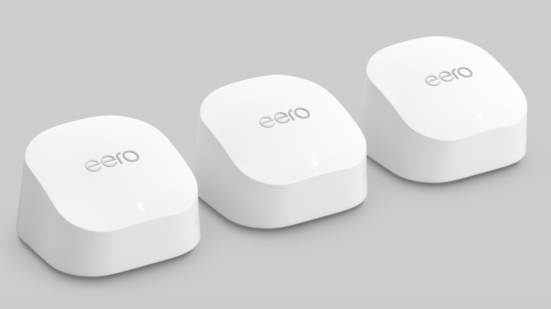 Three Eero 6+ routers.