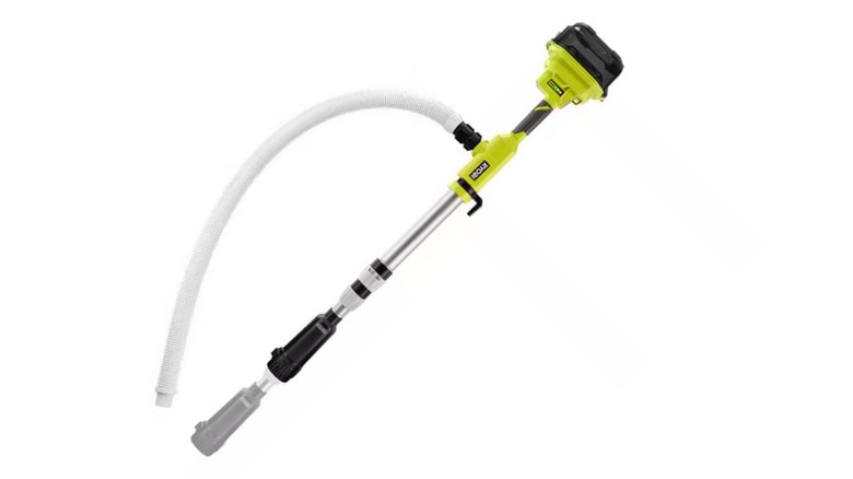 The Ryobi 18V One+ 1/6 HP Telescoping Pole Pump