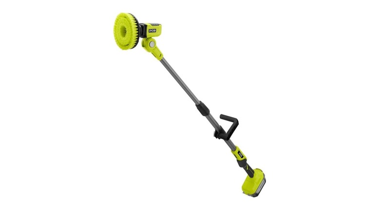 An 18V One+ Telescoping Power Scrubber by Ryobi
