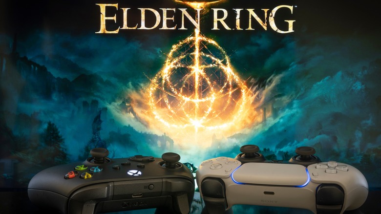 Elden Ring with two controllers