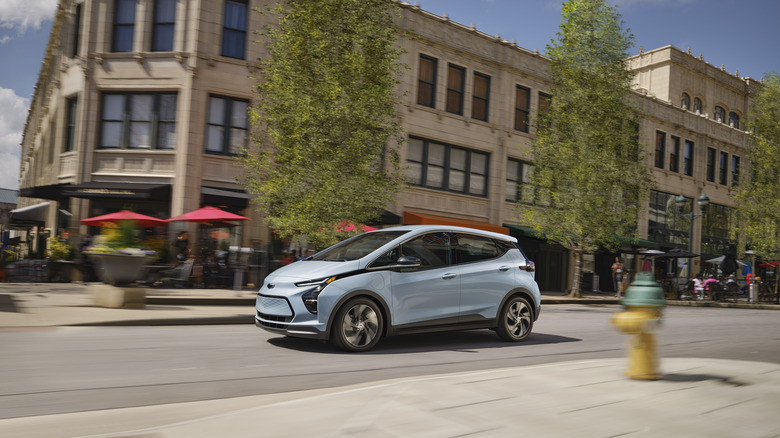 Chevy Bolt street driving