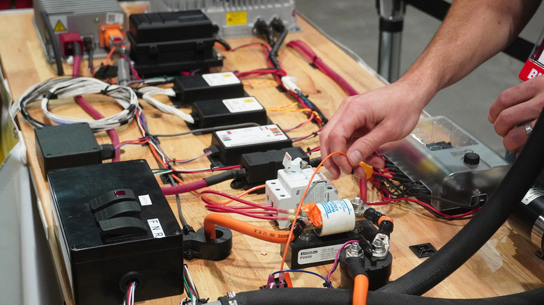 SEMA EV wiring demonstrations