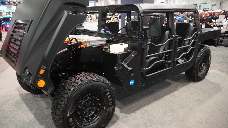 Hummer H1 EV swap