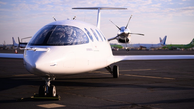 Eviation Alice parked