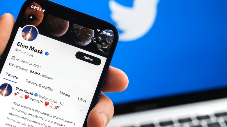 Musk twitter account phone
