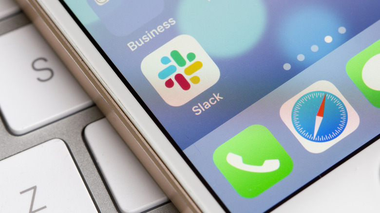 Slack app tile