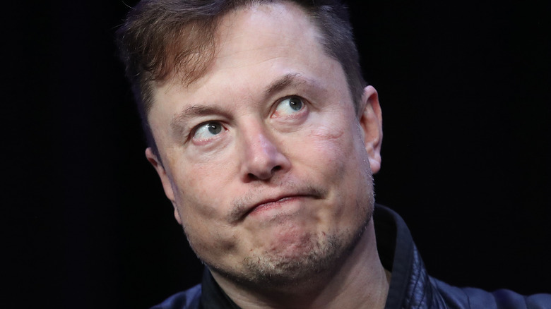 Elon Musk looking unamused