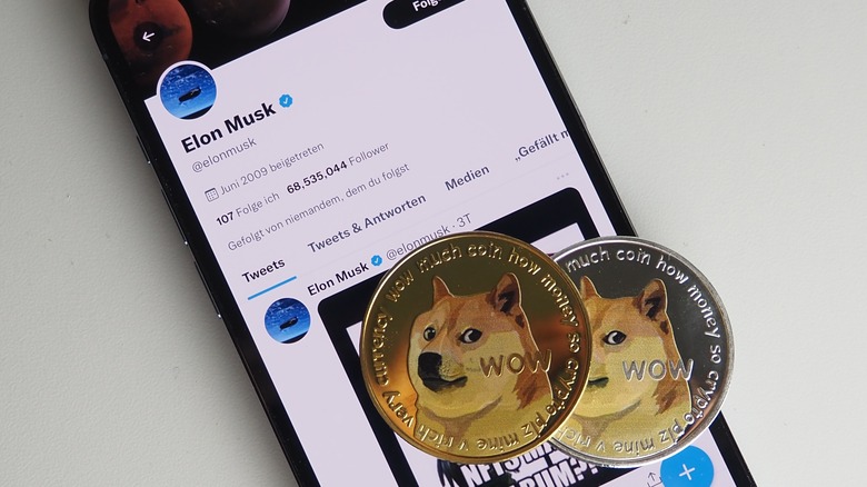 elon musk twitter dogecoin smartphone