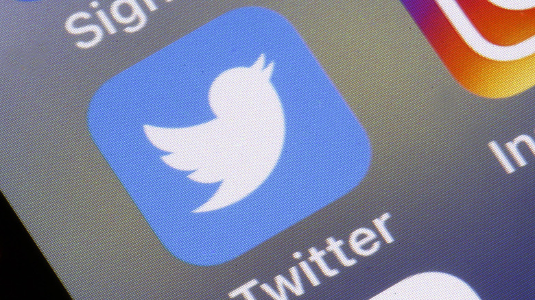 Twitter app on a smartphone.