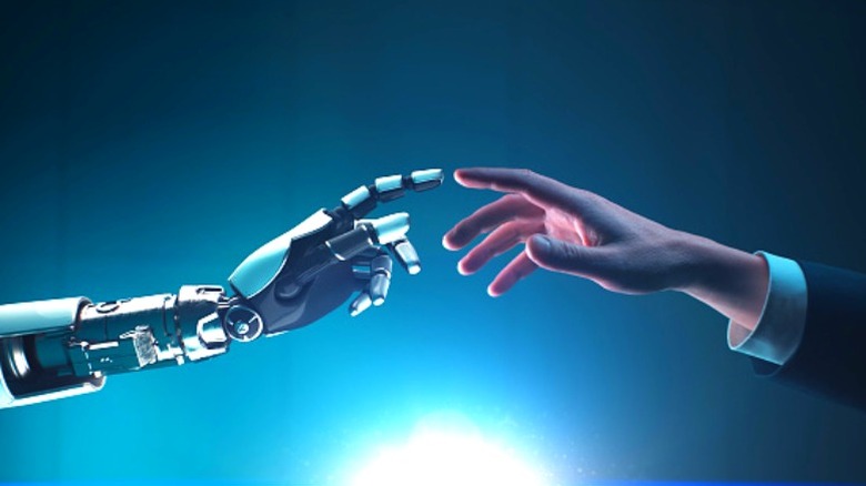 Illustration of human-AI co-existence 