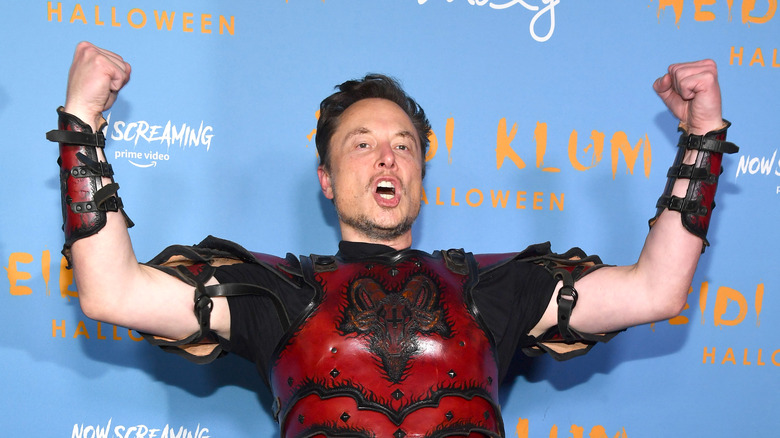 Elon Musk at an event 