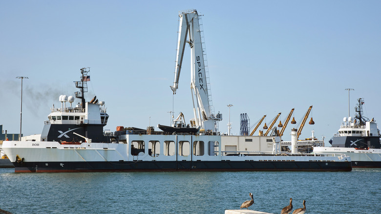 SpaceX recovery ship