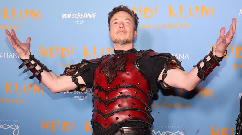 Elon Musk in costume