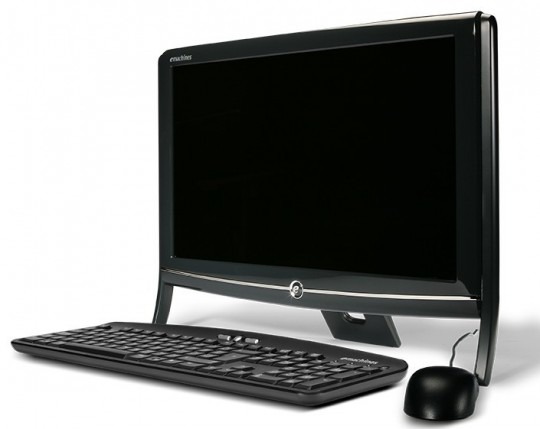 eMachines EZ1601 AIO Desktop - keyboard