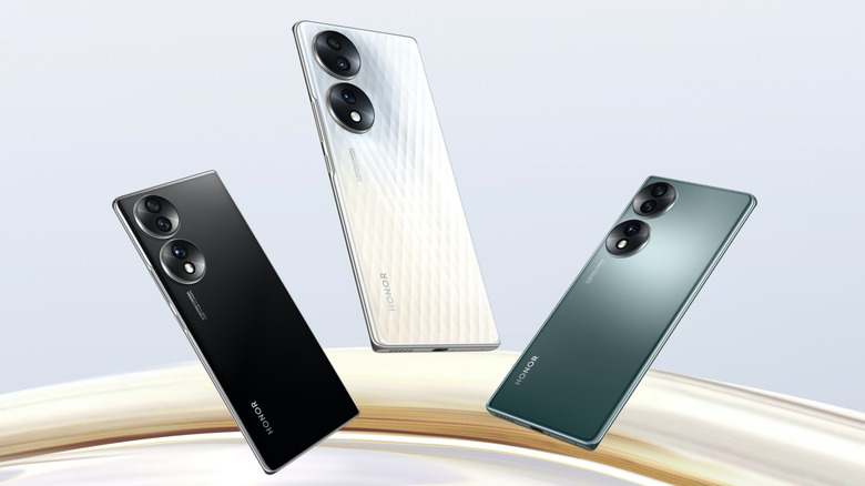 Color options of the Honor 70