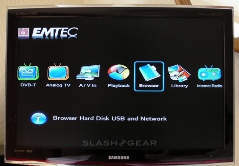 REPRODUCTOR MULTIMEDIA SINTONIZADOR TDT HD EMTEC MOVIE CUBE S800H