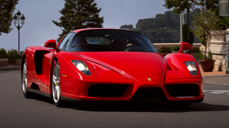 Ferrari Enzo on the road