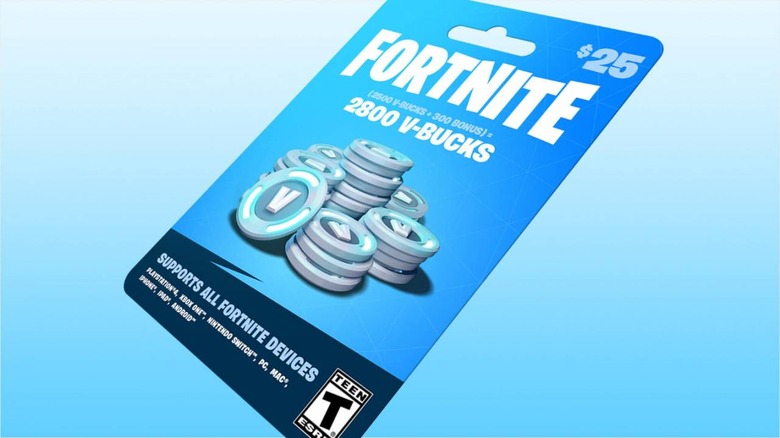 Fortnite V-Bucks Card