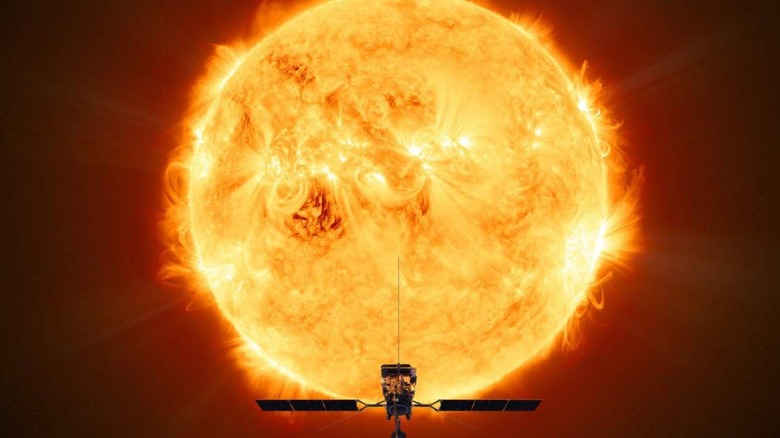 Solar Orbiter approaching the sun