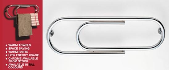 paper clip towel warmer