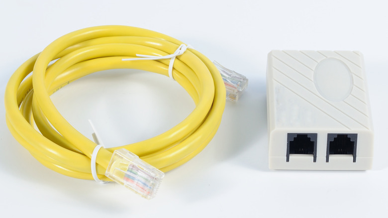 ethernet cable with splitter