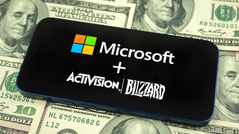 microsoft activision merger money phone