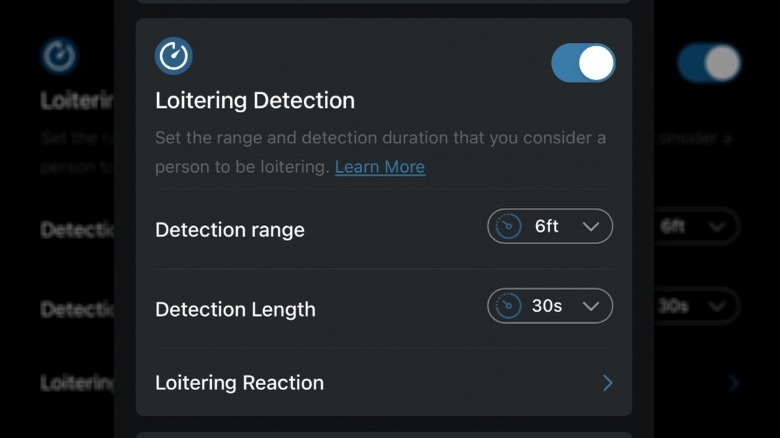 Screenshot of eufy app