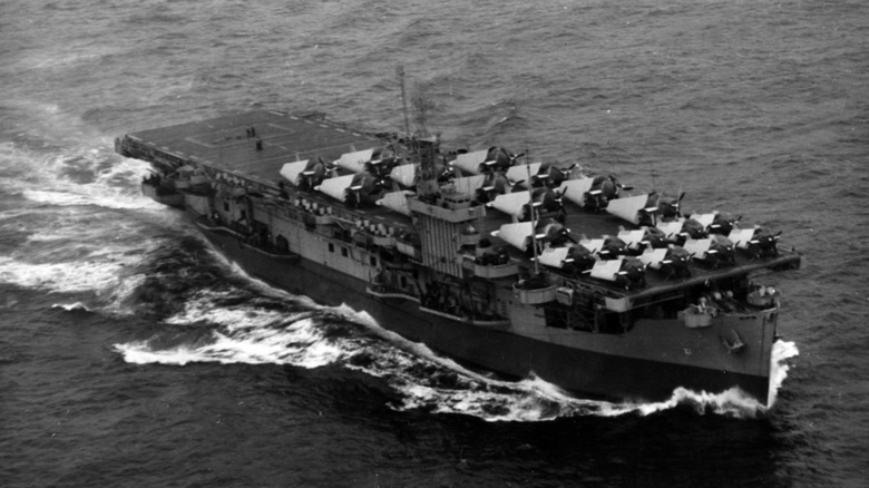American aircraft carrier USS Block Island
