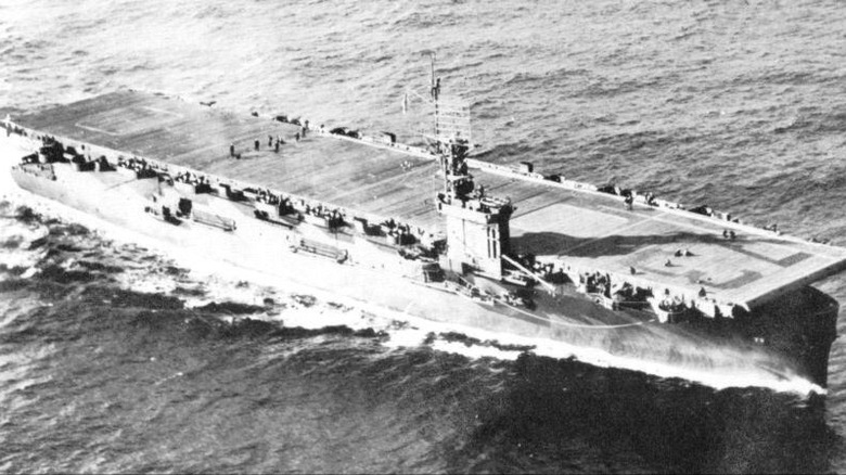 American aircraft carrier USS Gambier Bay