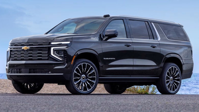 2025 Chevrolet Suburban on beach