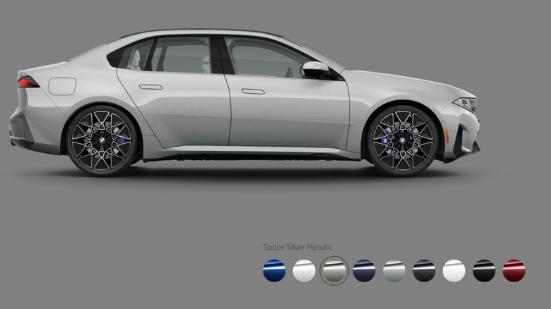 The BMW i3 sedan and nine of the colors it's available in
